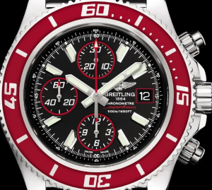 UK Breitling Superocean Chronograph Replica Watches With Red Bezels