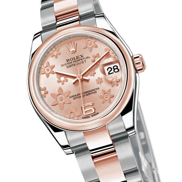 Rolex-Lady-Datejust-31-Copy-Pink-Floral-Motif-Timepieces