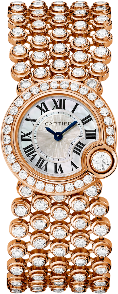 UK Ballon Blanc De Cartier 24MM Pink Gold Case Watches