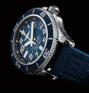 Breitling Superocean 42 Limited Fake Watches With Blue Rubber Straps