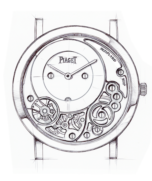 Piaget Altiplano 38mm 900P Sketch