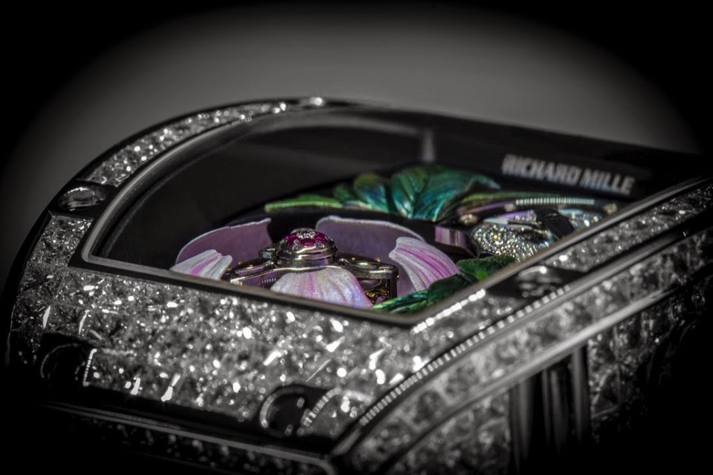 Richard Mille RM 19-02 Tourbillon Fleur Watch Baselworld 2015 Basel 11