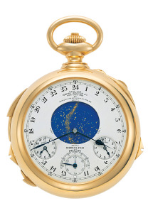 Henry Graves Jr Patek Philippe Supercomplication Pocket Watch Sells for a Record $24 million at a Sotheby's Auction in Geneva 1