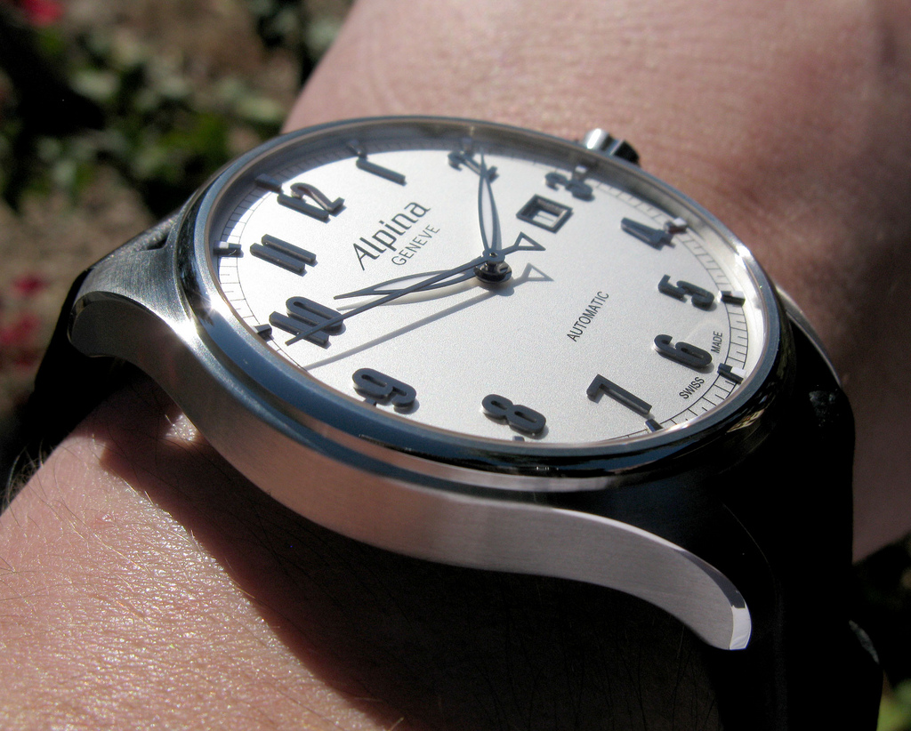 White Dial Alpina Startimer Classic Automatic Replica Watch - Best