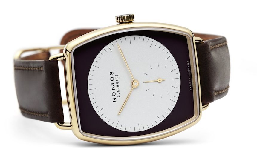 Nomos Lux & Nomos Lambda Gold Watch Lines Enhanced With Beautiful Colors And Smaller Cases Watch Releases 