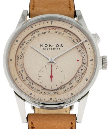 Nomos 'Red Dot' Limited Edition Zürich Weltzeit Watch For Singapore Watch Releases