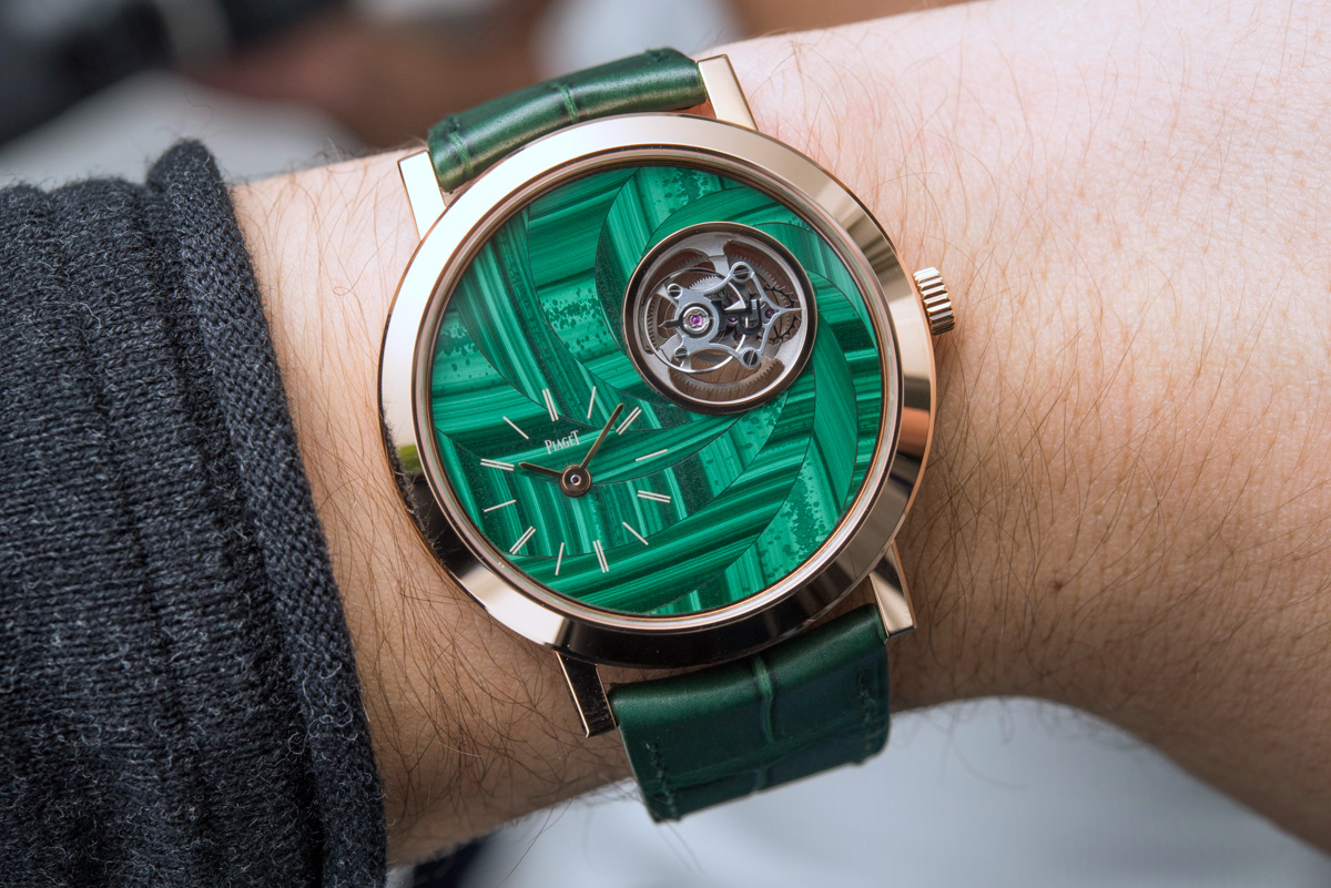 Piaget Altiplano Flying Tourbillon Stone Marquetry Dial Hands-On ...